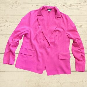 Venus Pink Double-Breasted Women's Blazer